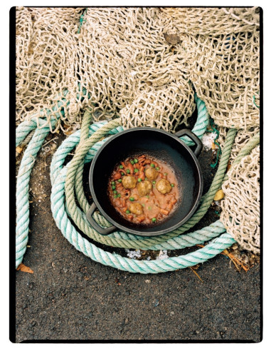 Albóndigas de pescado en salsa